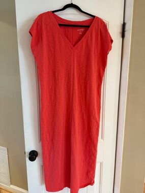 Universal Thread Coral V-Neck Maxi Dress